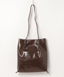 クロコ 型押し トートバッグ