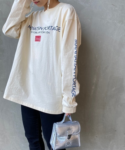 Manhattan Portage - マンハッタンポーテージ ロンT 新品未使用の通販 by pokotaro's shop｜マンハッタンポーテージ ならラクマ Manhattan Portage ロンtee L