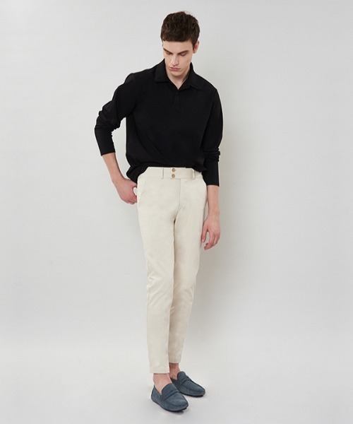 VABEU(バーベウ)の「【VABEU 】チノパンツ / Chino Pants(チノパンツ・メンズ・アイボリー/ベージュ/グレー・32inch/34inch)」の11枚目の写真