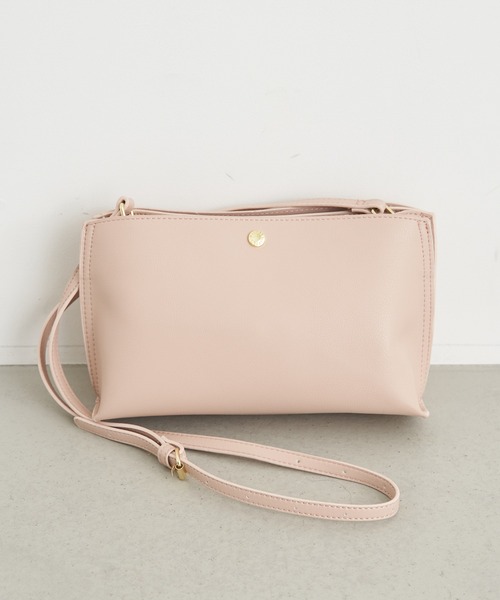 earth music&ecology（アースミュージックアンドエコロジー）の「かるいかばん×earth ショルダーバッグ ＊（ショルダーバッグ・レディース・ピンクベージュ/グレー/ミント・FREE）」の3枚目の写真