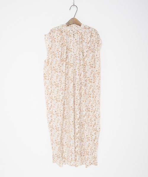 Crisp yours(クリスプユアーズ)の「フラワーリラックスワンピース(ワンピース・レディース・ホワイト/グレー・FREE)」の15枚目の写真
