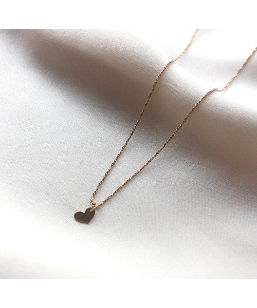 mangata（モンガータ）の「K14GF  Petit coeur necklace（ネックレス・レディース・ゴールド・FREE）」の2枚目の写真