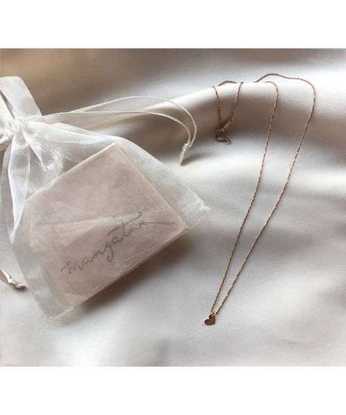 mangata（モンガータ）の「K14GF  Petit coeur necklace（ネックレス・レディース・ゴールド・FREE）」の3枚目の写真