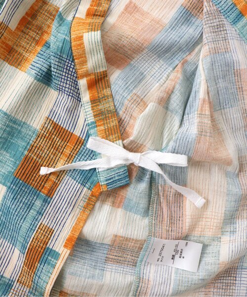 BREEZE（ブリーズ）の「甚平セット 5分丈（浴衣・キッズ・ネイビー/ミント・90/100/110/80/140/130/120）」の12枚目の写真