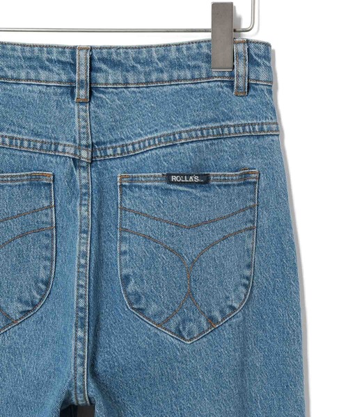 ROLLA'S（ローラス）の「【ROLLA'S】EASTCOAST CROP FLARE（デニムパンツ・レディース・ブルー・1/2/3）」の11枚目の写真
