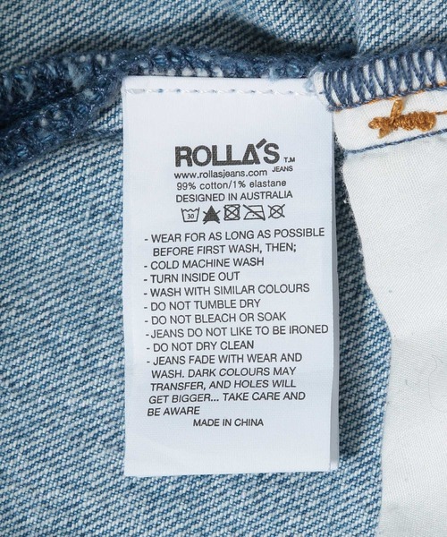 ROLLA'S（ローラス）の「【ROLLA'S】EASTCOAST CROP FLARE（デニムパンツ・レディース・ブルー・1/2/3）」の8枚目の写真