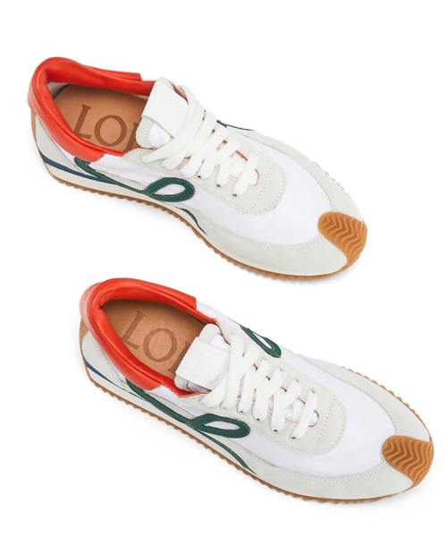 LOEWE(ロエベ)の「フロー ランナー (ナイロン&カーフ)(スニーカー・レディース・ホワイト系その他・36/38/37)」の3枚目の写真