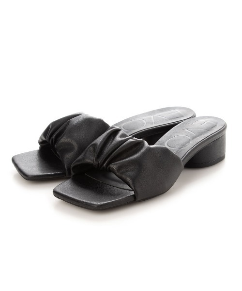 EVOL（イーボル）の「【EVOL】ソフトスクエアサンダル IQ9581（サンダル・レディース・ブラック/ベージュ/アイボリー・S/M/LL/L）」の18枚目の写真