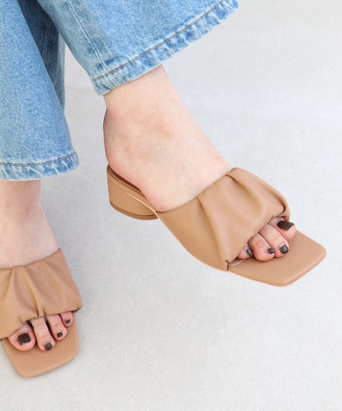 EVOL（イーボル）の「【EVOL】ソフトスクエアサンダル IQ9581（サンダル・レディース・ブラック/ベージュ/アイボリー・S/M/LL/L）」の8枚目の写真