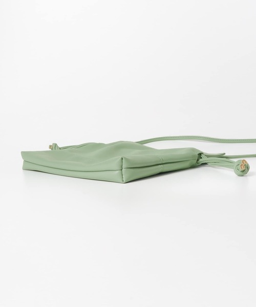 SENSE OF PLACE by URBAN RESEARCH（センスオブプレイスバイアーバンリサーチ）の「ドロストミニショルダーバッグ（ショルダーバッグ・レディース・ブラック/グリーン/ベージュ・ONE）」の8枚目の写真