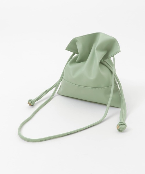 SENSE OF PLACE by URBAN RESEARCH（センスオブプレイスバイアーバンリサーチ）の「ドロストミニショルダーバッグ（ショルダーバッグ・レディース・ブラック/グリーン/ベージュ・ONE）」の12枚目の写真