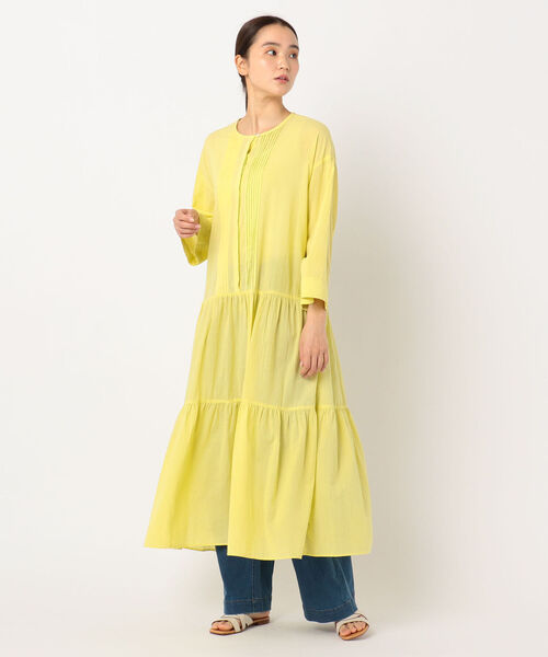 fredy repit（フレディレピ）の「ピンタックティアードワンピース（ワンピース・レディース・ブラック/イエロー/ミント・38）」の16枚目の写真