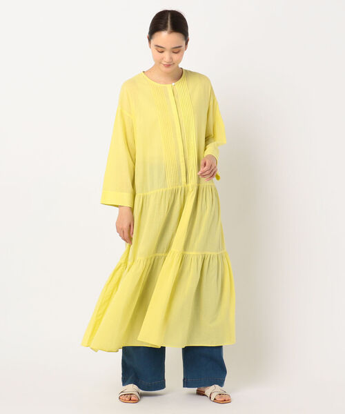 fredy repit（フレディレピ）の「ピンタックティアードワンピース（ワンピース・レディース・ブラック/イエロー/ミント・38）」の22枚目の写真