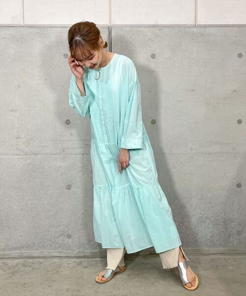 fredy repit（フレディレピ）の「ピンタックティアードワンピース（ワンピース・レディース・ブラック/イエロー/ミント・38）」の19枚目の写真