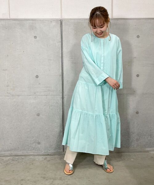 fredy repit（フレディレピ）の「ピンタックティアードワンピース（ワンピース・レディース・ブラック/イエロー/ミント・38）」の14枚目の写真