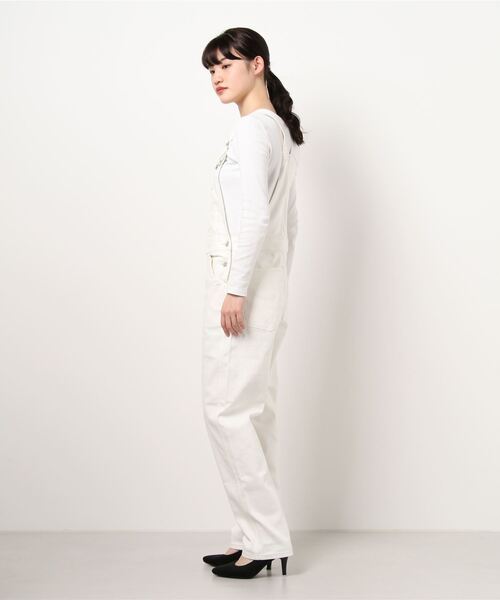 EDWIN(エドウィン)の「essentials オーバーオール(サロペット/オーバーオール・レディース・ブラック系その他/ブルー/ライトインディゴブルー/ホワイト・SMALL/MEDIUM)」の6枚目の写真