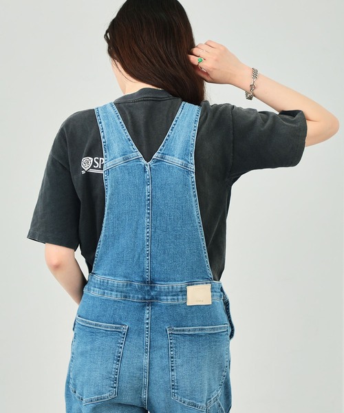 EDWIN(エドウィン)の「essentials オーバーオール(サロペット/オーバーオール・レディース・ブラック系その他/ブルー/ライトインディゴブルー/ホワイト・SMALL/MEDIUM)」の13枚目の写真