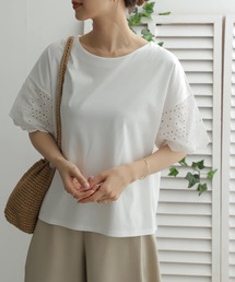 URBAN RESEARCH DOORS | レーススリーブプルオーバー(Tシャツ/カットソー)