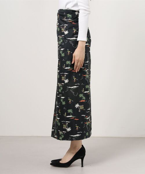 KiU(キウ)の「KiU/キウ ウォータープルーフ ロンジー レインスカート K212-179(レインコート/ポンチョ・レディース・ブラック・FREE)」の2枚目の写真