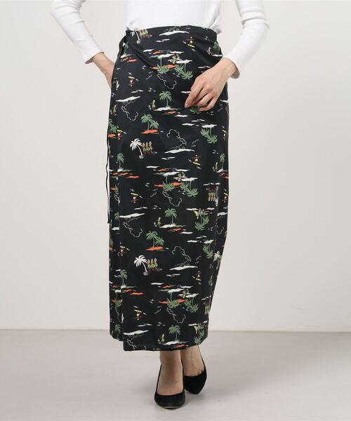 KiU(キウ)の「KiU/キウ ウォータープルーフ ロンジー レインスカート K212-179(レインコート/ポンチョ・レディース・ブラック・FREE)」の9枚目の写真