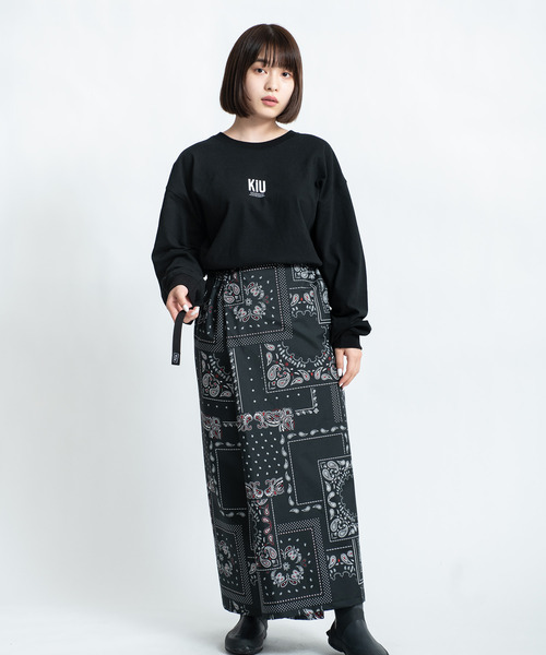 KiU(キウ)の「KiU/キウ ウォータープルーフ ロンジー レインスカート K212-179(レインコート/ポンチョ・レディース・ブラック・FREE)」の10枚目の写真