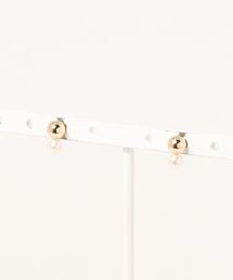 TONE SELECT GOODS（トーンセレクトグッズ）の「【temtem】14kgf淡水パールゴールドダブルピアス（ピアス（両耳用））」