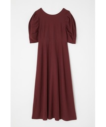 MOUSSY | BACK OPEN PUFF SHOULDER ドレス(ワンピース)