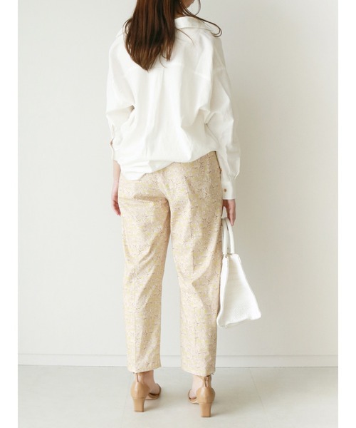 Te chichi(テチチ)の「綿麻2WAYカシュクールBIGシャツ(シャツ/ブラウス・レディース・モカ/カーキ/オフホワイト・フリ-)」の8枚目の写真