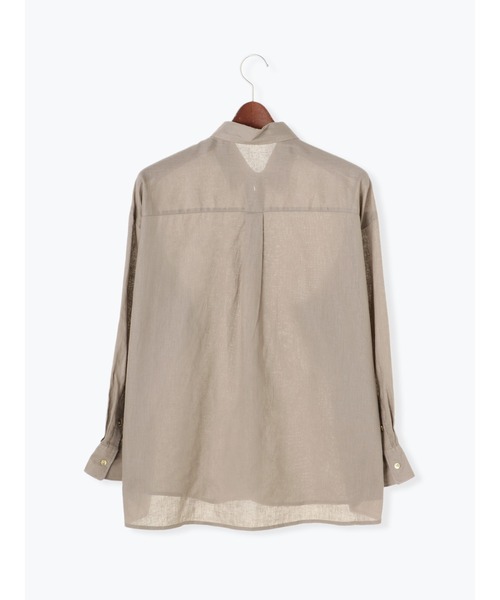 Te chichi(テチチ)の「綿麻2WAYカシュクールBIGシャツ(シャツ/ブラウス・レディース・モカ/カーキ/オフホワイト・フリ-)」の11枚目の写真