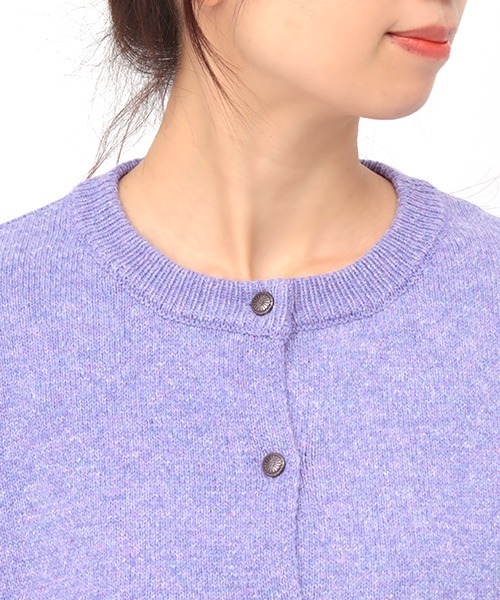 チチカカ（チチカカ）の「ベーシックコンチョニットカーディガン（カーディガン/ボレロ・レディース・ブラック/パープル/ピンク/グリーン・FREE）」の22枚目の写真