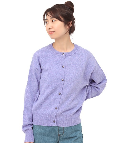 チチカカ（チチカカ）の「ベーシックコンチョニットカーディガン（カーディガン/ボレロ・レディース・ブラック/パープル/ピンク/グリーン・FREE）」の17枚目の写真