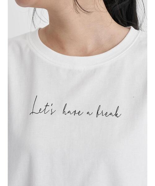 earth music&ecology（アースミュージックアンドエコロジー）の「Let's have a break ビッグチュニック ＊（Tシャツ/カットソー・レディース・オフホワイト・FREE）」の15枚目の写真