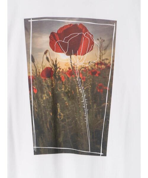 earth music&ecology（アースミュージックアンドエコロジー）の「Let's have a break ビッグチュニック ＊（Tシャツ/カットソー・レディース・オフホワイト・FREE）」の14枚目の写真