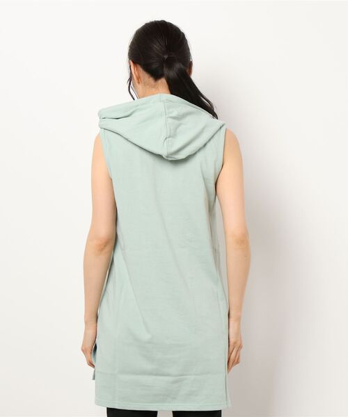 WORLD WIDE LOVE!(ワールドワイドラブ)の「インナーパーカータンク(タンクトップ・レディース・ブラック/グリーン/オフホワイト・1)」の17枚目の写真