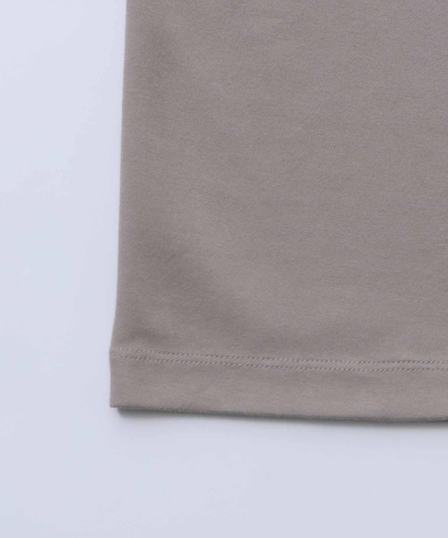 ADAM ET ROPE'（アダムエロペ）の「ハイゲージ シャンブレーニットT（Tシャツ/カットソー・メンズ・グレー系その他/カーキ/ネイビー・M/L/XL）」の19枚目の写真