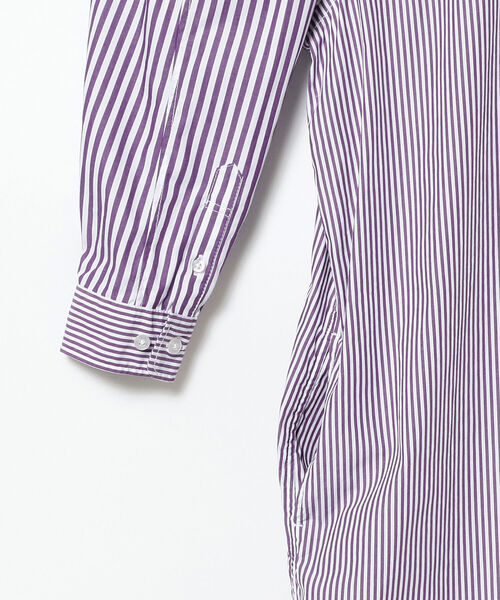 BEAMS BOY（ビームスボーイ）の「BEAMS BOY / スタンドカラー ロングスリーブ ワンピース（ワンピース・レディース・パープル/ミント・ONE SIZE）」の14枚目の写真