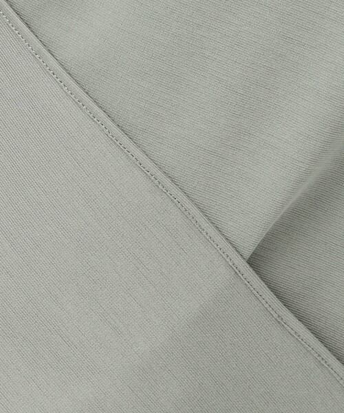 J.PRESS Ladies（J.プレス レディス）の「【洗える】EKIAN ポンチジャージー カットソー（Tシャツ/カットソー・レディース・グレー系/ネイビー系/ワイン系/スモーキーグリーン系・SMALL）」の8枚目の写真