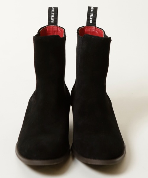 RATTLE TRAP(ラトルトラップ)の「スエードサイドゴアヒールブーツ(ブーツ・メンズ・ブラック/ベージュ・L/M/S)」の21枚目の写真