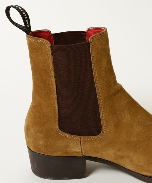 RATTLE TRAP(ラトルトラップ)の「スエードサイドゴアヒールブーツ(ブーツ・メンズ・ブラック/ベージュ・L/M/S)」の17枚目の写真