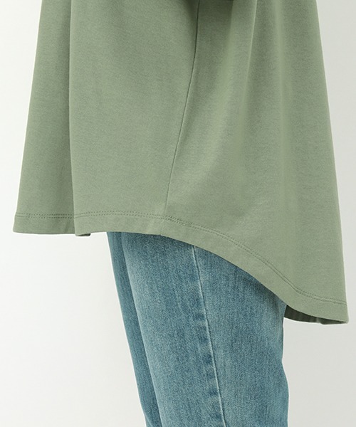 チチカカ（チチカカ）の「袖ライン刺繍トップス（Tシャツ/カットソー・レディース・ブラック/オフホワイト/カーキ・FREE）」の7枚目の写真