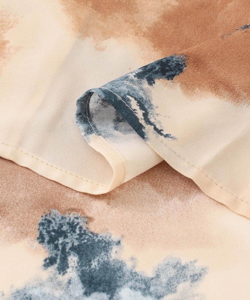 KBF（ケイビーエフ）の「ペイントプリントシャツ（シャツ/ブラウス・レディース・ベージュ/ブラウン/ピンク・ONE）」の21枚目の写真