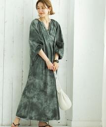 coen | タイダイ染めロングワンピース(ワンピース)