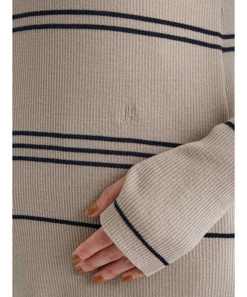 Mila Owen（ミラオーウェン）の「タートルネックリブニット（ニット/セーター・レディース・グレー/アイボリー/ブルー/ライム/ブラック/その他/ラベンダー・1/0）」の18枚目の写真