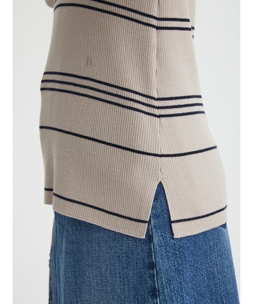 Mila Owen（ミラオーウェン）の「タートルネックリブニット（ニット/セーター・レディース・グレー/アイボリー/ブルー/ライム/ブラック/その他/ラベンダー・1/0）」の21枚目の写真