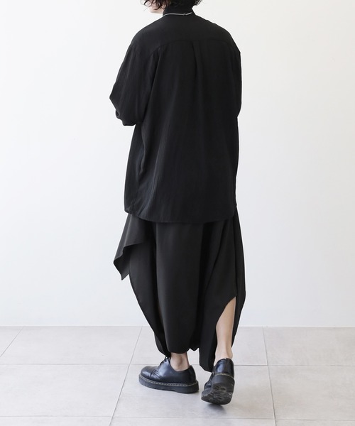 minsobi(ミンソビ)の「スカート風ワイドパンツ イージーパンツ メンズスカートパンツ(その他パンツ・メンズ・ブラック・FREE)」の16枚目の写真