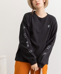 POU DOU DOU | スリーブプリントロンTee(Tシャツ/カットソー)