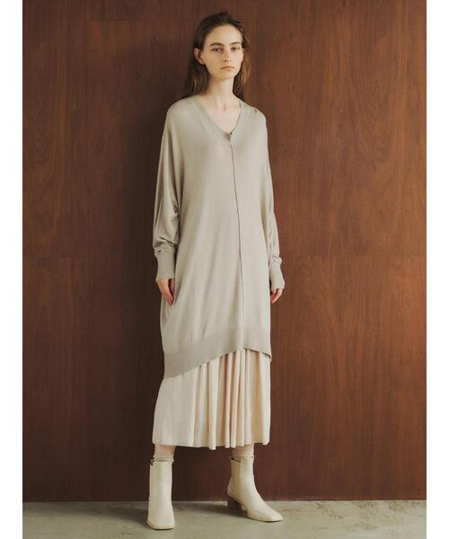 Editt by YECCA VECCA（エディットバイイェッカヴェッカ）の「ギャザーロングスカート　＊（スカート・レディース・ブラック/レッド/カーキ/イエロー/ライトベージュ・FREE）」の11枚目の写真