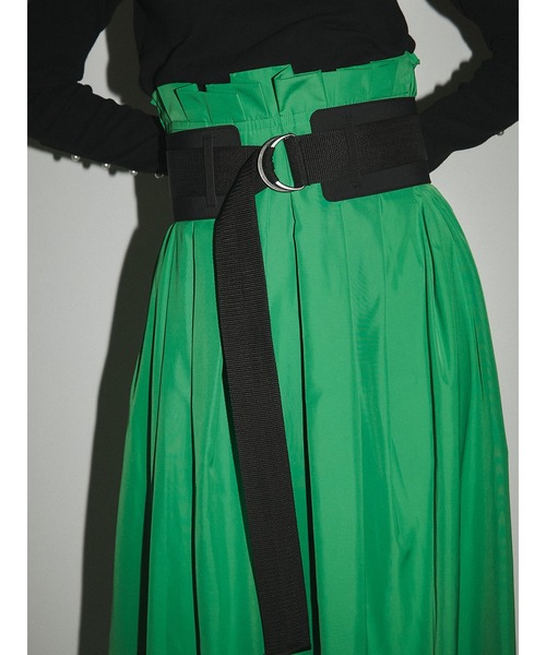 PAMEO POSE（パメオポーズ）の「Super Flare Maxi Skirt（スカート・レディース・グリーン/ベージュ/ブラック・SMALL/LARGE）」の18枚目の写真