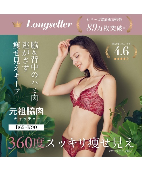 HEAVEN Japan 元祖脇肉キャッチャー　脇高補整ブラジャー　2枚セット 元祖脇肉キャッチャー 脇高補整ブラジャー（ブラジャー）｜HEAVEN