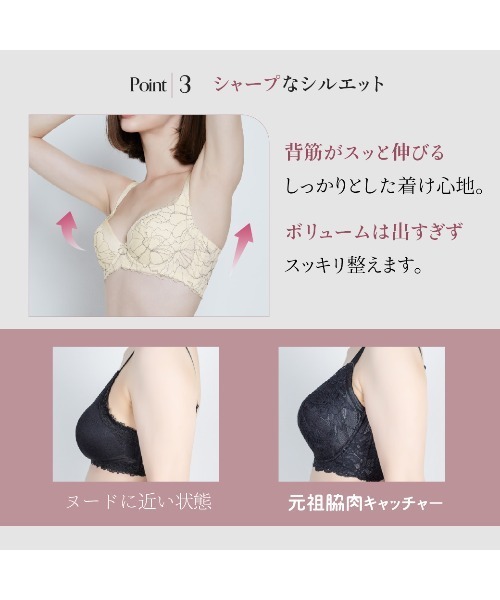 HEAVEN Japan 元祖脇肉キャッチャー　脇高補整ブラジャー　2枚セット 元祖脇肉キャッチャー 脇高補整ブラジャー（ブラジャー）｜HEAVEN